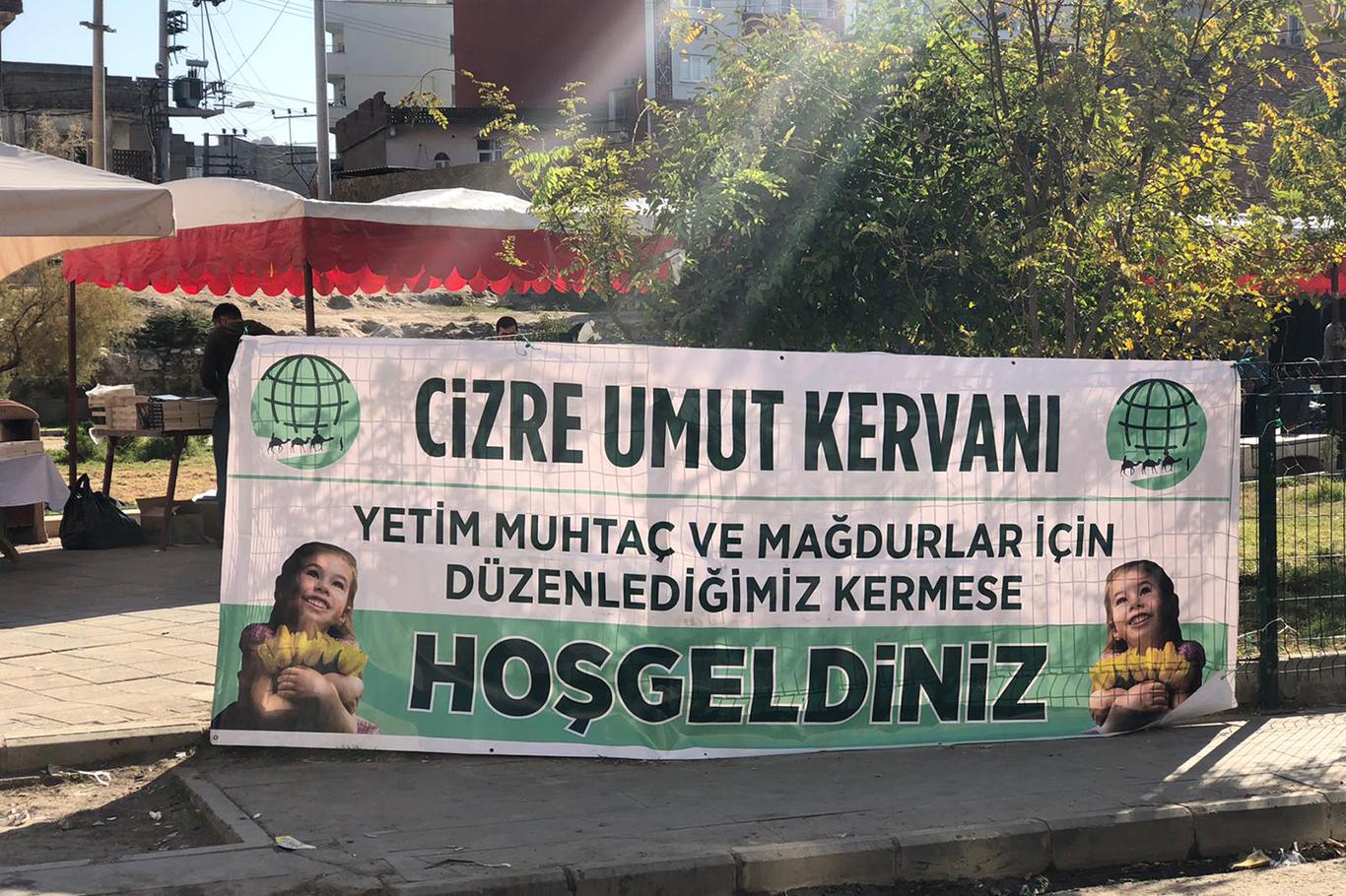 Cizre Umut Kervanı'ndan muhtaç aileler yararına kermes